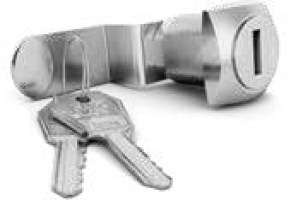 Preview: Sicherheits-Zylinderschloss inkl. 2 Schlüssel